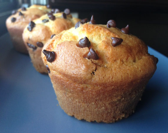 muffin ricotta gocce cioccolato